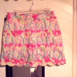 Lilly Pulitzer Millionaire's Row Skort Sz 6